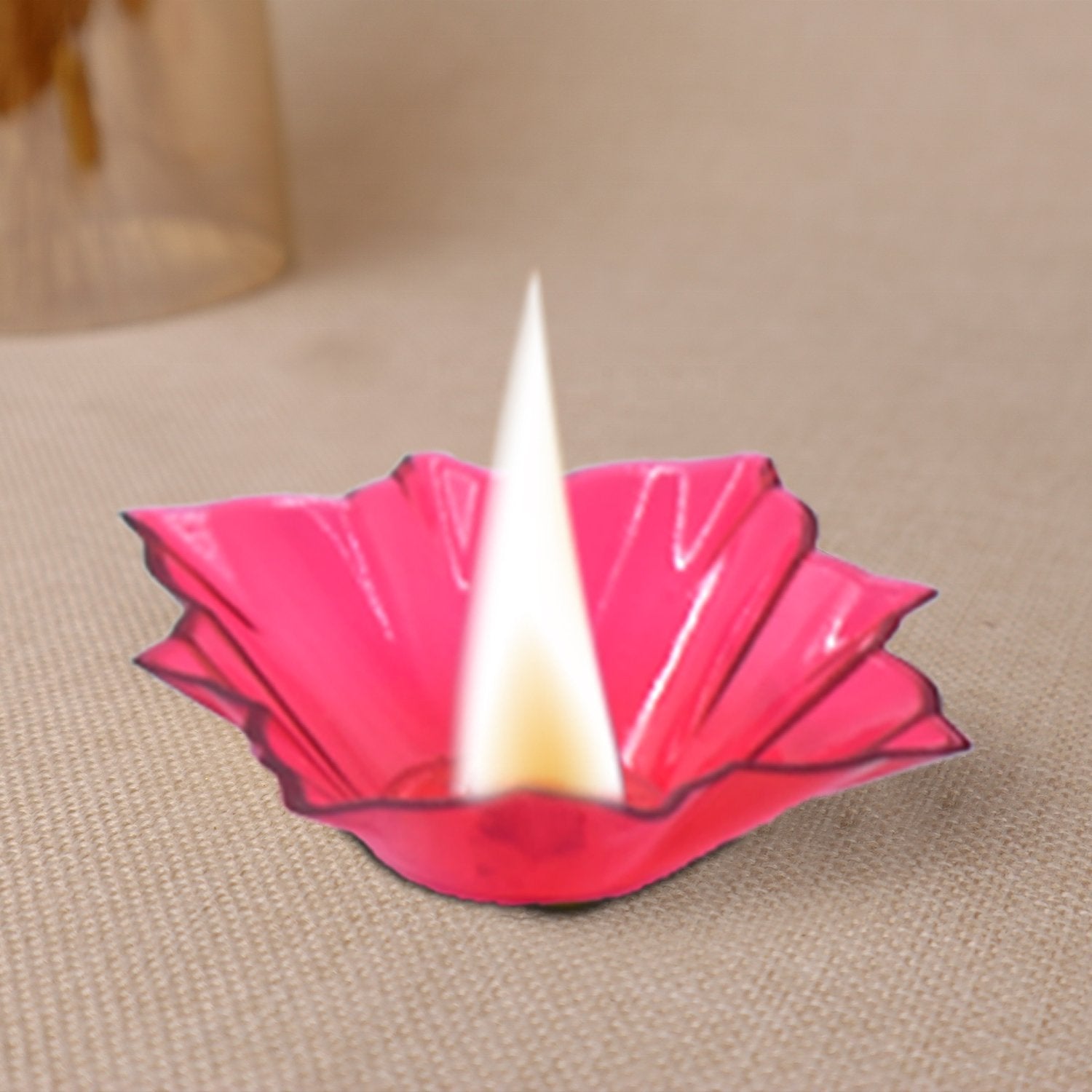 6004 Plastic Candle Cup With Multi Shape  (Multicolor) 6004 Plastic Candle Cup With Multi Shape  (Multicolor)